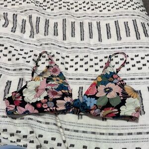 O’Neill floral print bikini top